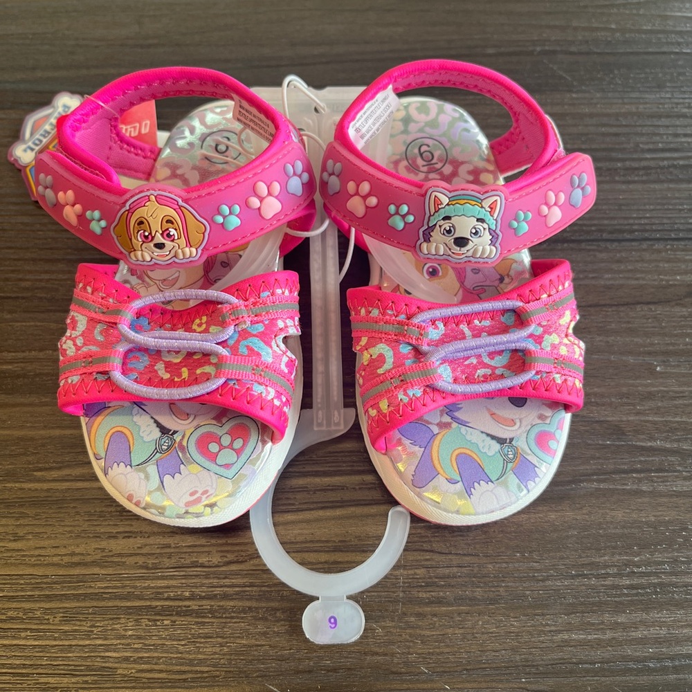 Paw patrol light up sandals